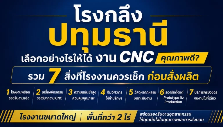 โรงงานผลิตเครื่องจักรและชิ้นส่วนอุตสาหกรรมครบวงจร